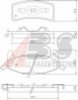PONTI 12321443 Brake Pad Set, disc brake